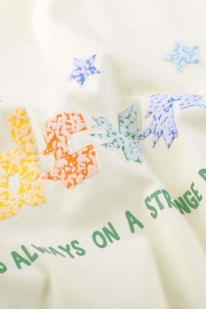 Concert Outfit Colorful Full Of Stars Printed T-Shirt