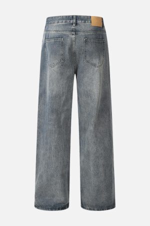 Concert Outfit Colorful Graffiti Jeans