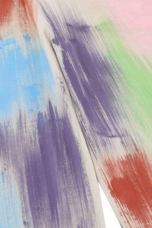 Concert Outfit Colorful Graffiti Overalls