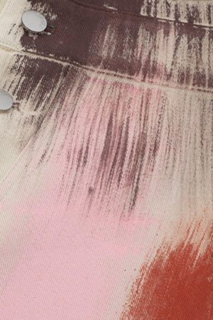 Concert Outfit Colorful Graffiti Overalls