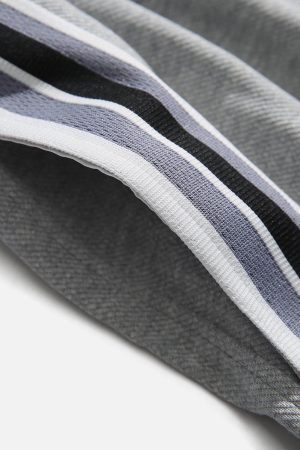 Concert Outfit Colorful Stripe Shorts