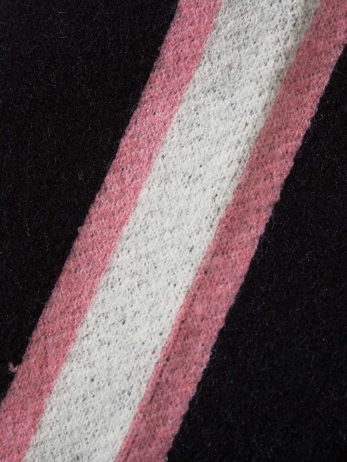 Concert Outfit Contrast Color Jacquard Mock Neck Zipper Sweater Concert Outfit Contrast Color Jacquard Mock Neck Zipper Sweater