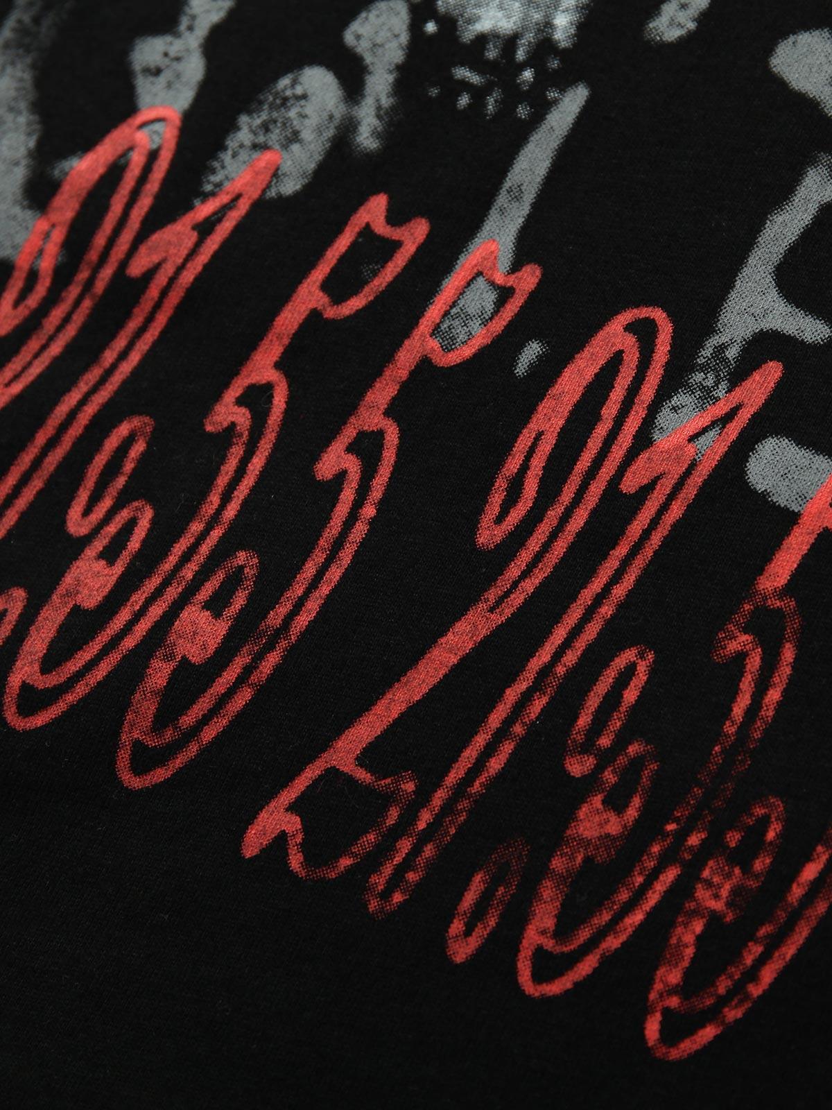 Concert Outfit Contrast Color Patchwork Print T-Shirt Concert Outfit Contrast Color Patchwork Print T-Shirt