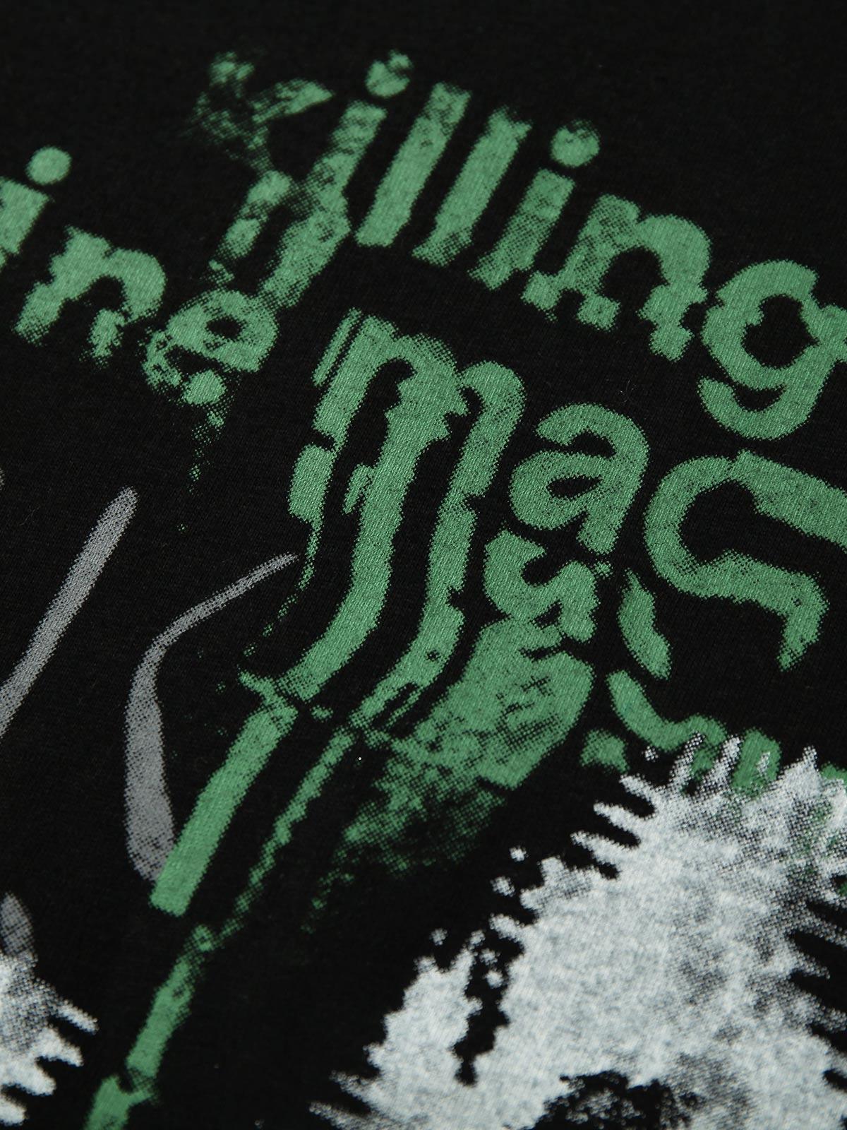 Concert Outfit Contrast Color Patchwork Print T-Shirt Concert Outfit Contrast Color Patchwork Print T-Shirt