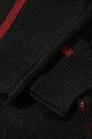 Concert Outfit Contrast Color Racing Zip-Up Cardigan