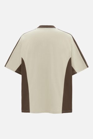 Concert Outfit Contrast Color Short Sleeve T-Shirt