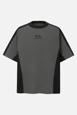 Concert Outfit Contrast Color Short Sleeve T-Shirt