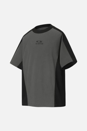 Concert Outfit Contrast Color Short Sleeve T-Shirt