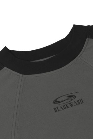 Concert Outfit Contrast Color Short Sleeve T-Shirt