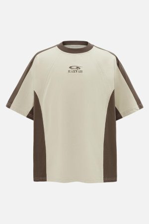 Concert Outfit Contrast Color Short Sleeve T-Shirt