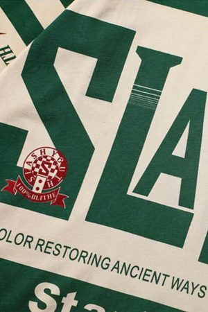 Concert Outfit Contrast Color Slash Polo Shirt