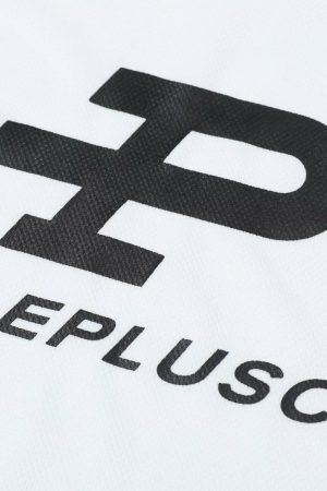 Concert Outfit Contrast Color Sporty V-Neck Jersey T-Shirt