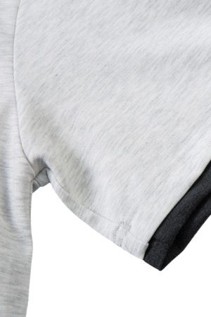 Concert Outfit Contrast Color Stitching Faux Two-Piece T-Shirt