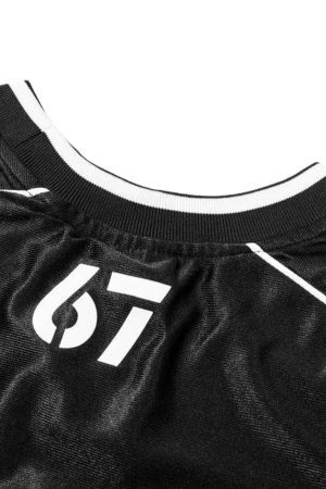 Concert Outfit Contrast Stitching Letter Jersey T-Shirt