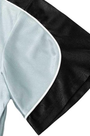 Concert Outfit Contrast Stitching Letter Jersey T-Shirt