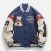 Concert Outfit Contrast Stitching Thicken Varsity Jacket