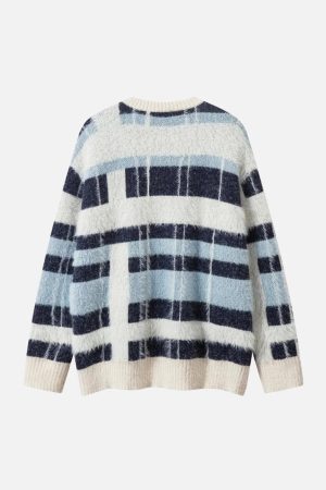 Concert Outfit Contrast Striped Sweater