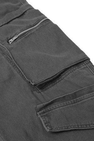 Concert Outfit Cotton Multi Pocket Cargo Pants