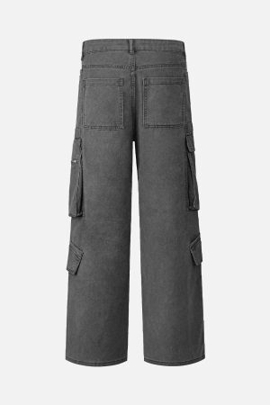 Concert Outfit Cotton Multi Pocket Cargo Pants