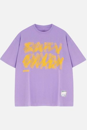 Concert Outfit Creative Alphabet Printed T-Shirt