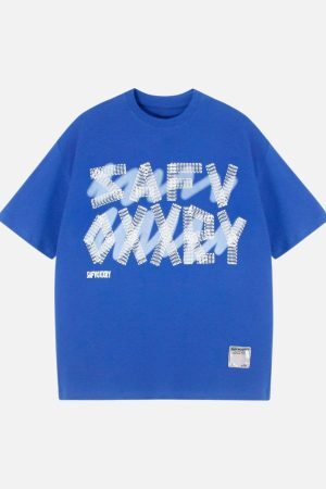 Concert Outfit Creative Alphabet Printed T-Shirt