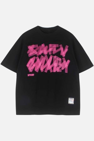 Concert Outfit Creative Alphabet Printed T-Shirt