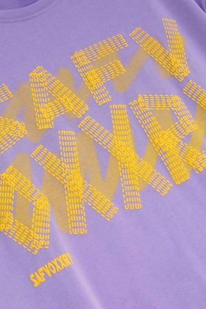 Concert Outfit Creative Alphabet Printed T-Shirt