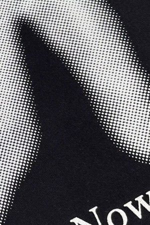 Concert Outfit Creative Handshake Print Hoodie