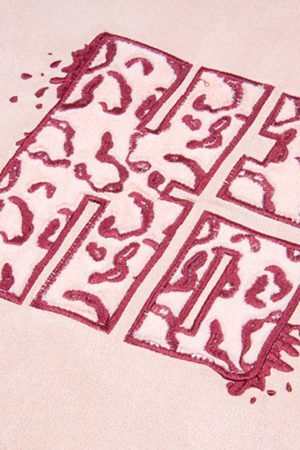 Concert Outfit Cross and Wave Print T-Shirt