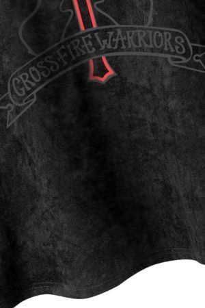 Concert Outfit Cross Chain Suede Street Rap Sleeveless Vest