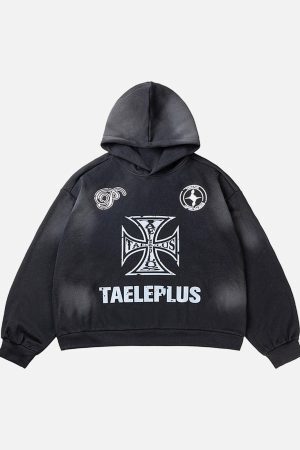 Concert Outfit Cross Graphic Hoodie