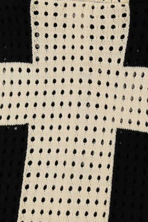 Concert Outfit Cross Jacquard Full Zipper Hooded Jacket