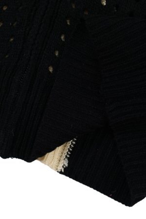 Concert Outfit Cross Jacquard Full Zipper Hooded Jacket