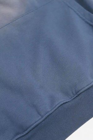 Concert Outfit Cross Lettering Embroidery Washed Hoodie