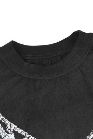 Concert Outfit Cross Necklace Graphic T-Shirt