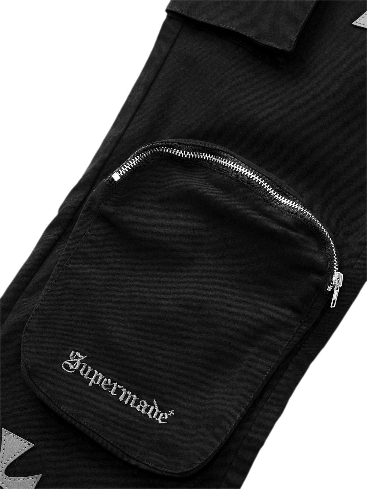 Concert Outfit Cross Printed Multi-Pocket Casual Pants Concert Outfit Cross Printed Multi-Pocket Casual Pants