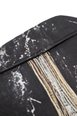 Concert Outfit Cross Printed Zip Up Quilted Bomber Jacket