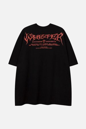 Concert Outfit Crow Erosion Shadow Hip-Hop T-Shirt