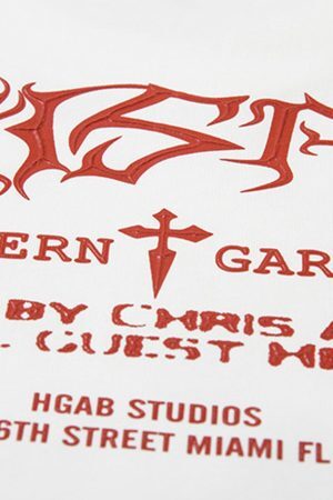 Concert Outfit Crow Erosion Shadow Hip-Hop T-Shirt