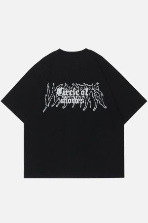 Concert Outfit Cupid Plaid Print Tee