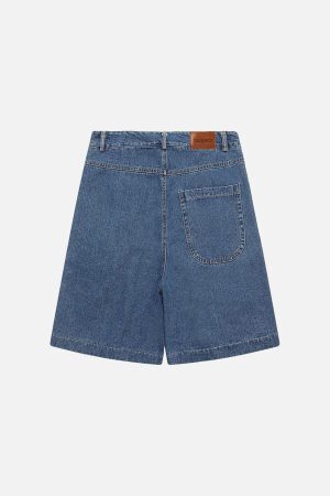 Concert Outfit Curved Pockets Jorts