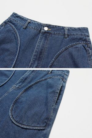 Concert Outfit Curved Pockets Jorts