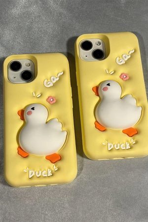 Concert Outfit Cute 3D Duck Phone Case