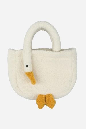 Concert Outfit Cute Goose Sherpa Bag
