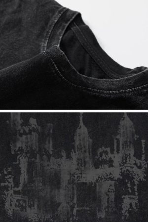 Concert Outfit Dark Castle Graphic Washed Tee