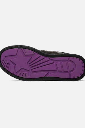 Concert Outfit Dark Embroidered Letters Skate Shoes