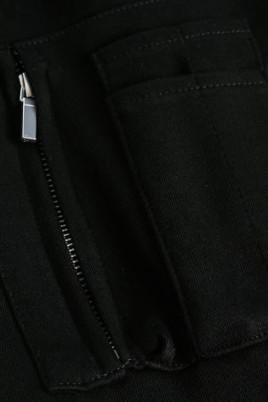 Concert Outfit Dark Horse Print Cardigan Zip Up Hoodie