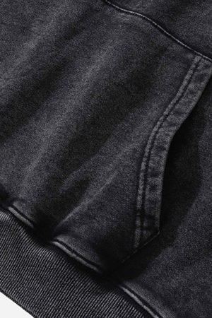 Concert Outfit Dark Series Doberman Print Hip-Hop Old Hoodie