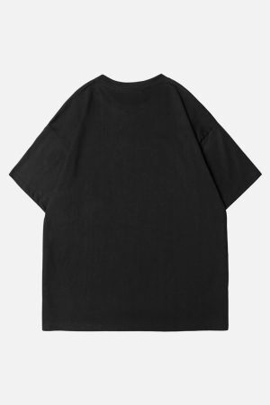 Concert Outfit Dark Silhouette Print T-Shirt