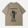 Concert Outfit Dark Silhouette Print T-Shirt